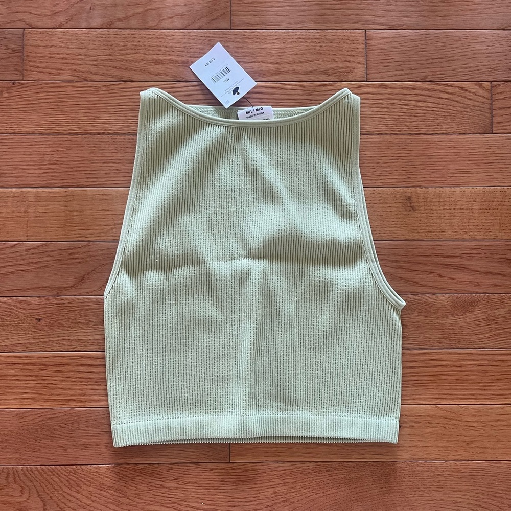 Green tank top